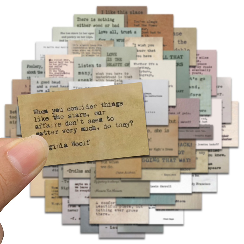 60Pcs Vintage Notes Celebrity  - Kids Toys Quotes reseña y precio