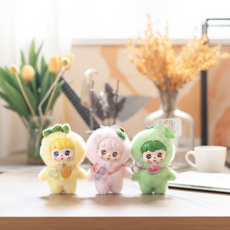 Cute Fruit Plush Doll Keychain - Kids Toys Idea reseña y precio