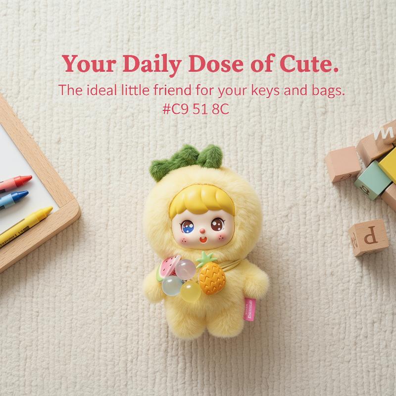 Cute Fruit Plush Doll Keychain - Kids Toys Idea reseña y precio