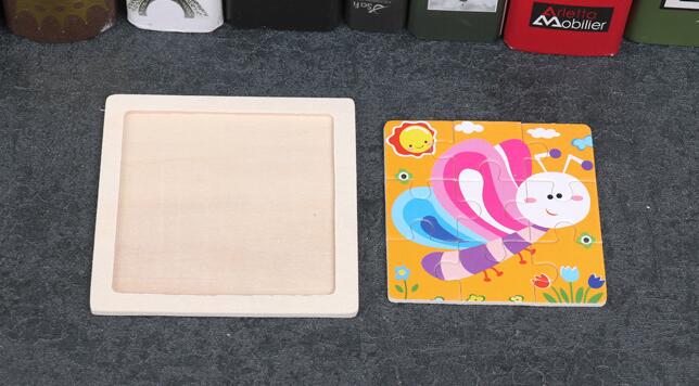 4PCS/lot 3D Wooden Jigsaw Puzz - Kids Toys Deals reseña y precio