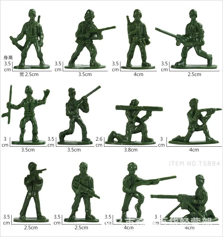 100pcs/lot Hot Bag Soldier Toy - Kids Toys Deals reseña y precio