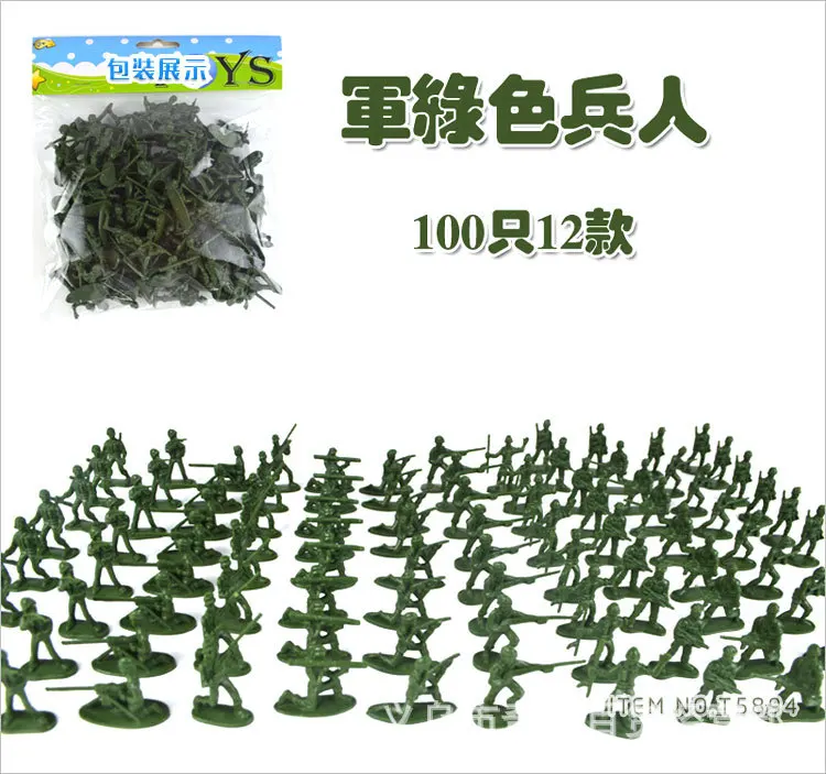 100pcs/lot Hot Bag Soldier Toy - Kids Toys Deals reseña y precio