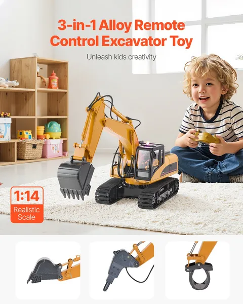 Remote Control Excavator Toy 1 - Kids Y Toys reseña y precio