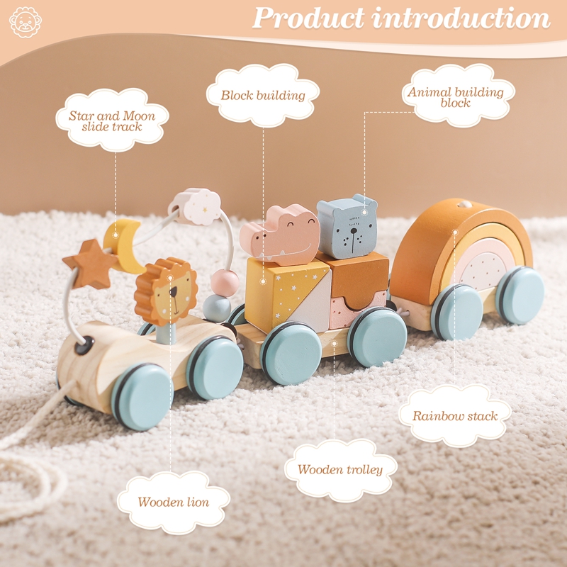 Wooden Montessori Toys Animal  - Kids Toys 2 Year Old reseña y precio