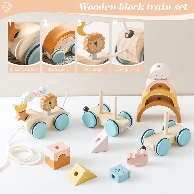 Wooden Montessori Toys Animal  - Kids Toys 2 Year Old reseña y precio