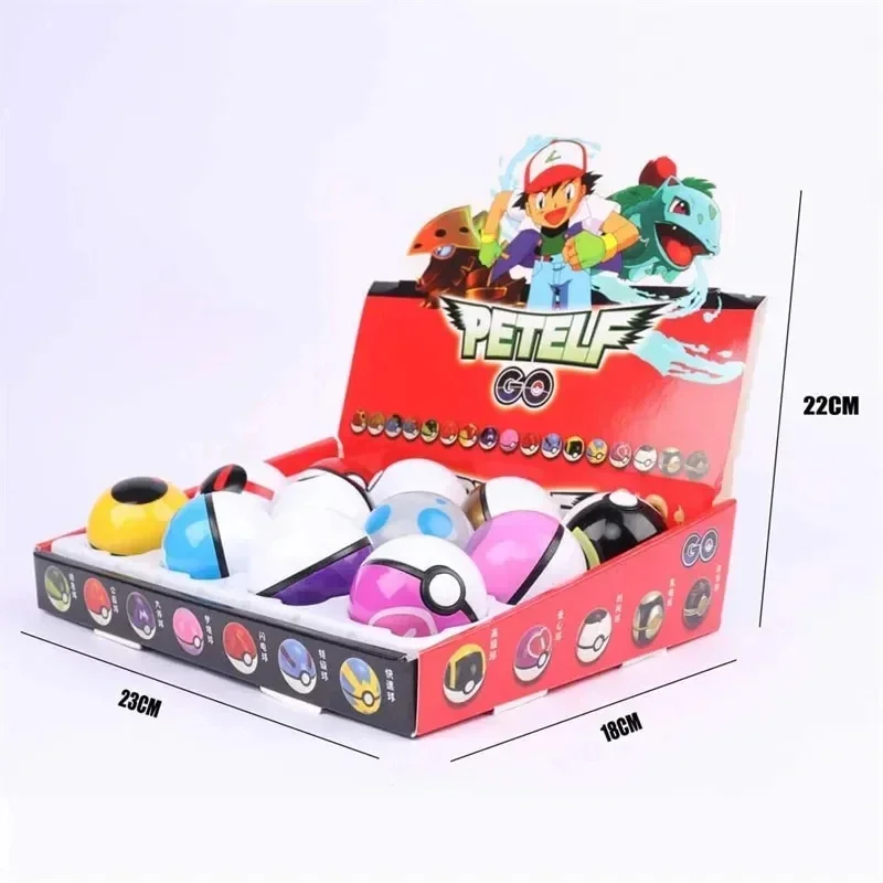 12Pcs Pokemon Figure Pokeball  - Kids Toys Idea reseña y precio
