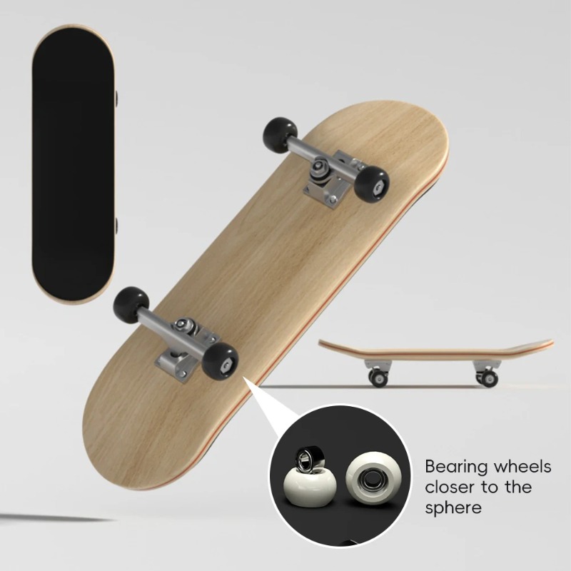 Professional Mini Wooden Skate - Kids Toys Scooter reseña y precio