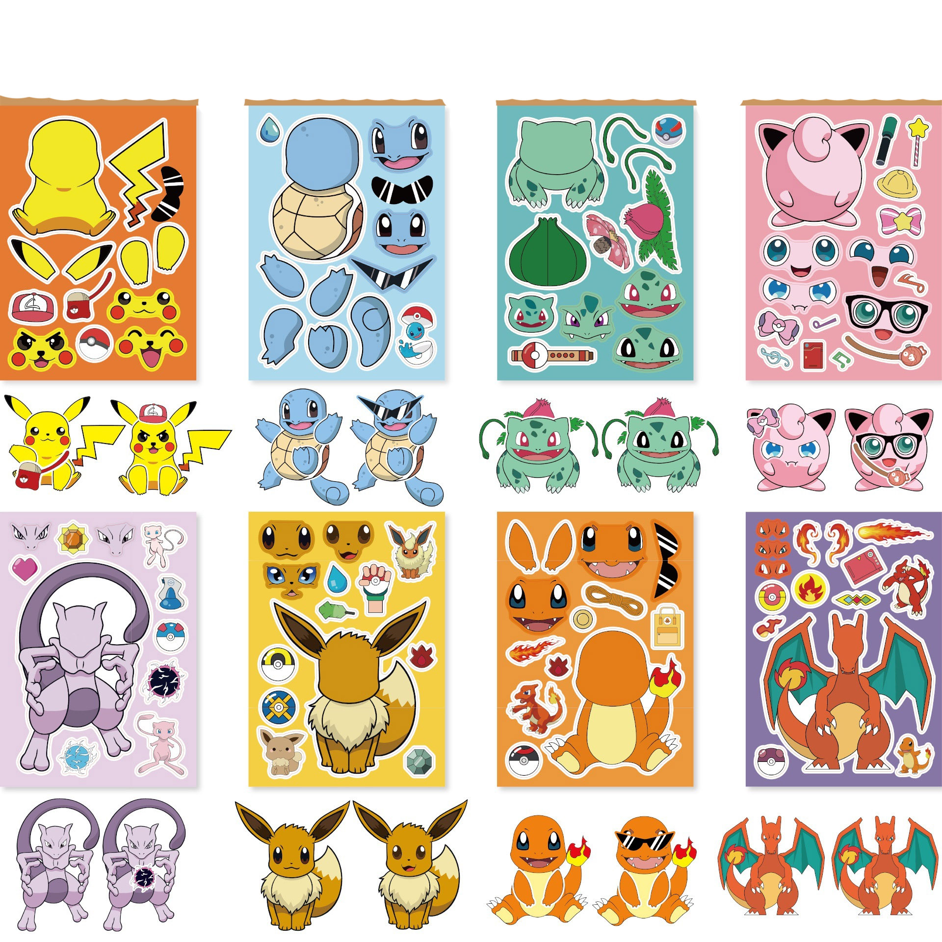 16 Sheets Anime Pokemon Puzzle - Kid Toys And Craft reseña y precio