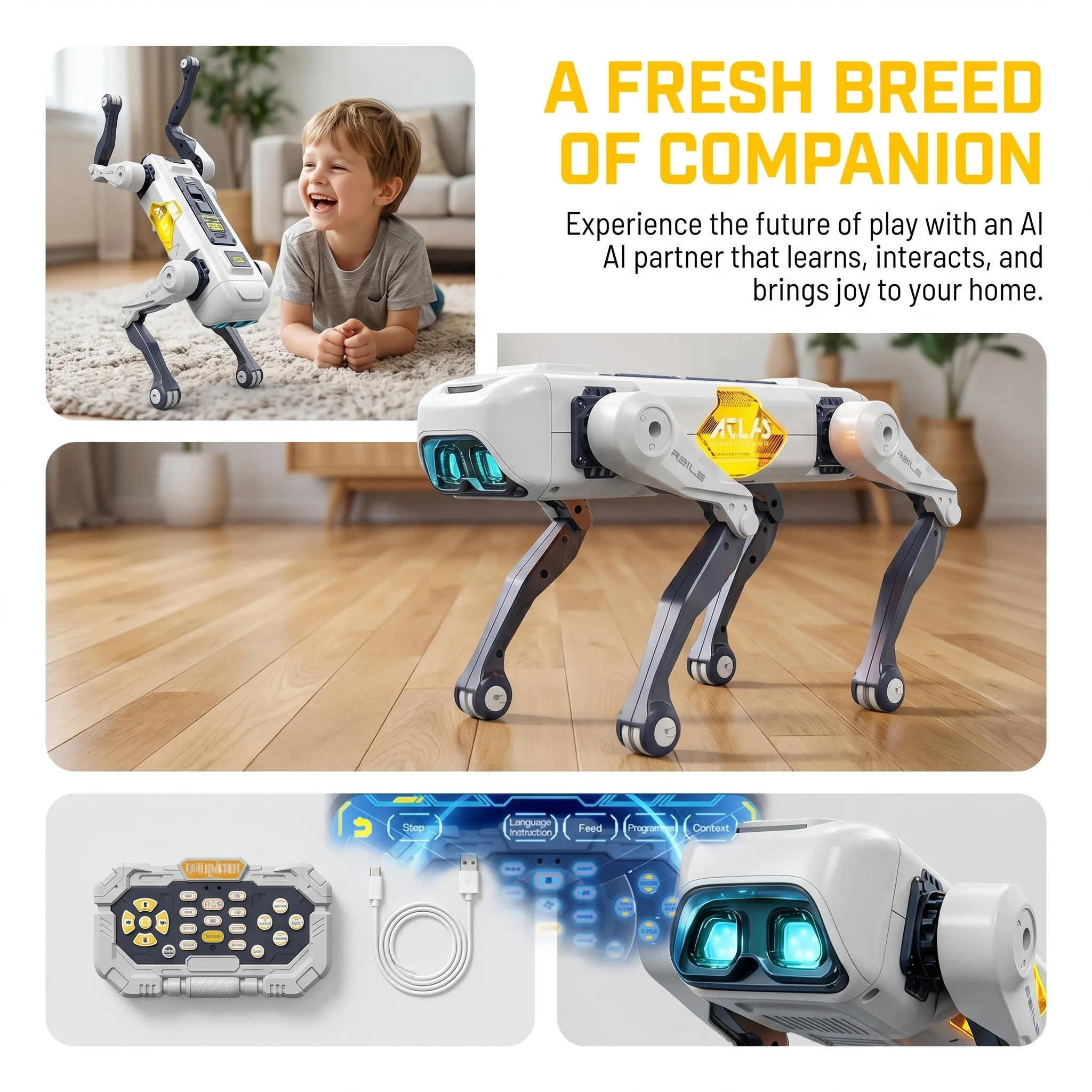 AI Smart Robot Dog, Voice & AP - Kids Toys Usa reseña y precio