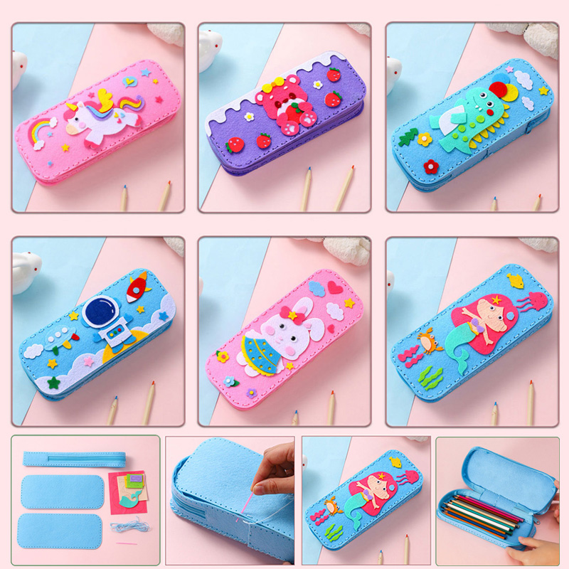 DIY Sewing Stationery Bag Non- - Kid Toys And Craft reseña y precio