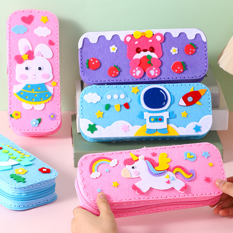 DIY Sewing Stationery Bag Non- - Kid Toys And Craft reseña y precio