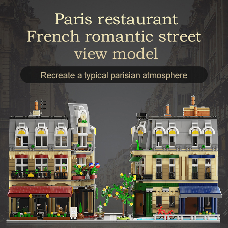 3230Pcs Cada City Paris Restau - Kids Toys Paris reseña y precio
