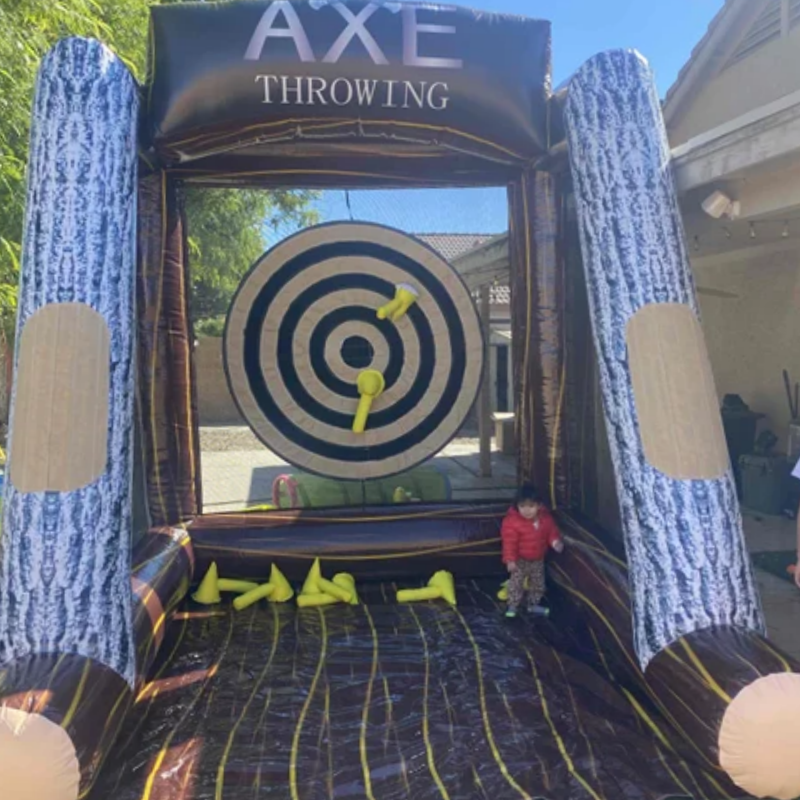 Playground Inflatable Axe Thro - Kids Toys Rental reseña y precio