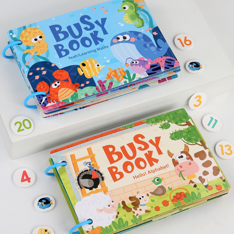 Montessori Baby Busy book My F - Kids Toys 2 Year Old reseña y precio