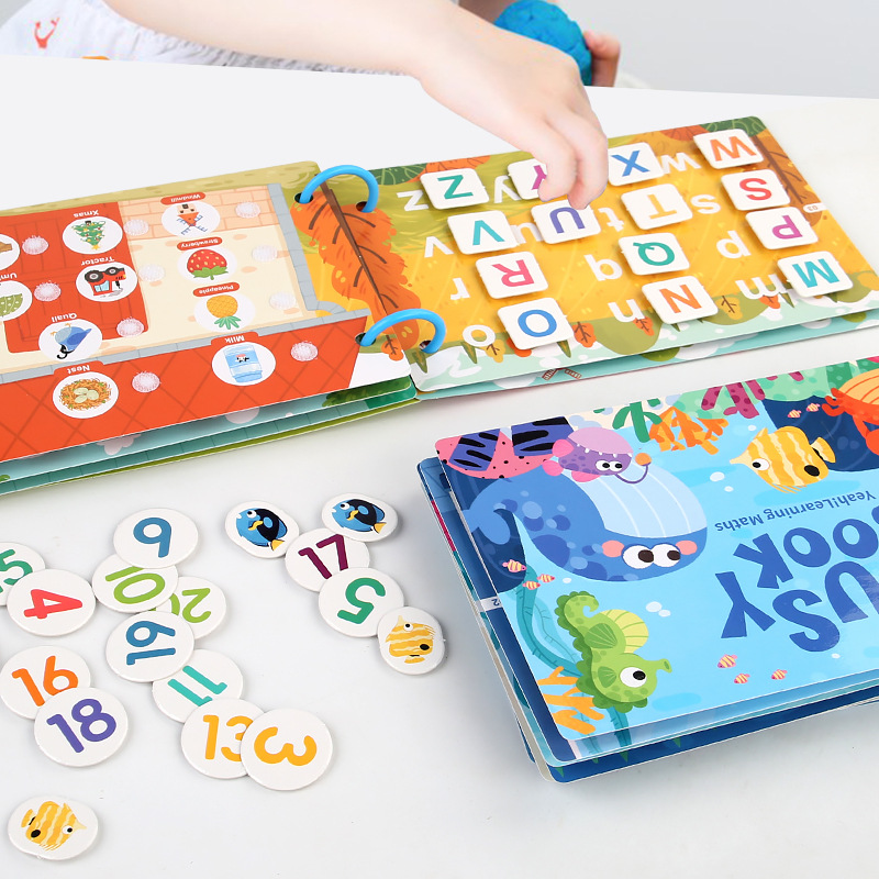 Montessori Baby Busy book My F - Kids Toys 2 Year Old reseña y precio