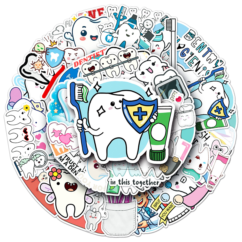 10/30/50pcs Cute Dental Tooth  - Kids Toys Stores reseña y precio