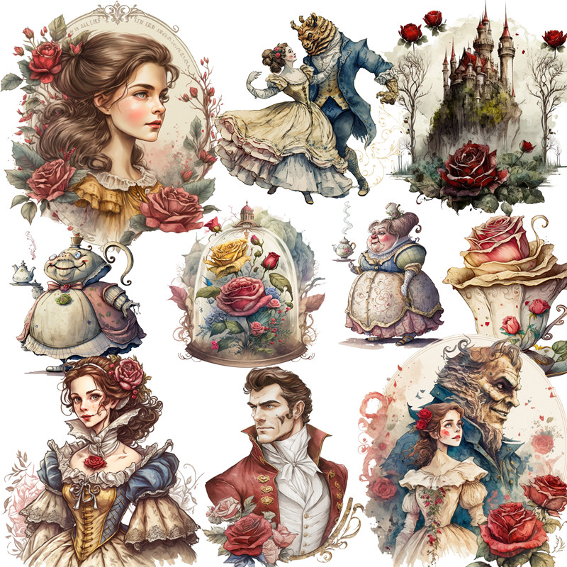 Fairy tale girl store Stickers - Kids Toys Stores reseña y precio