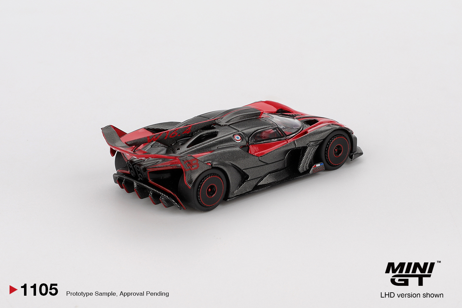 MINIGT 1/64 Bugatti Bolide Red - Kids Y Toys reseña y precio