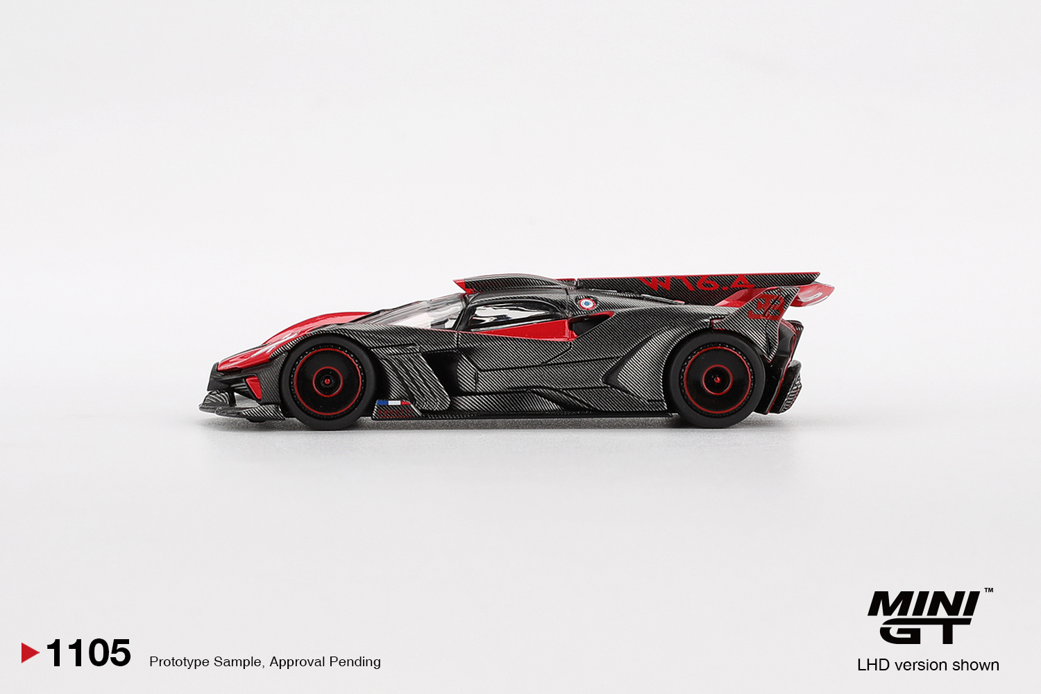 MINIGT 1/64 Bugatti Bolide Red - Kids Y Toys reseña y precio