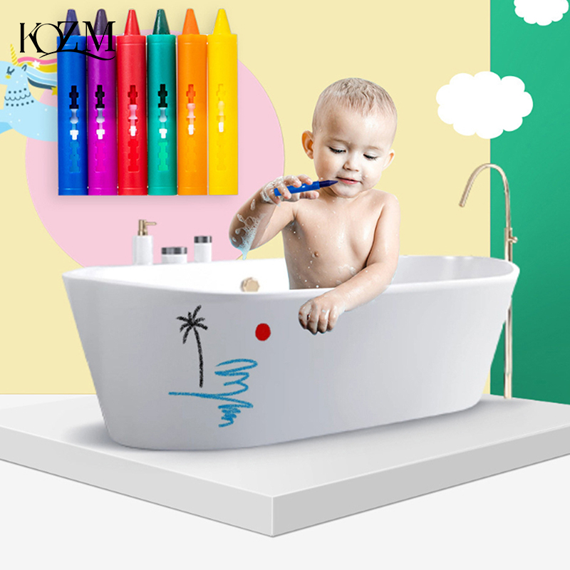 6Pcs Washable Bath Crayons Col - Kids Toys Drawing Easy reseña y precio