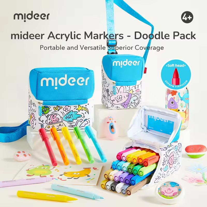 Mideer Acrylic Markers Graffit - Kids Toys Drawing Easy reseña y precio