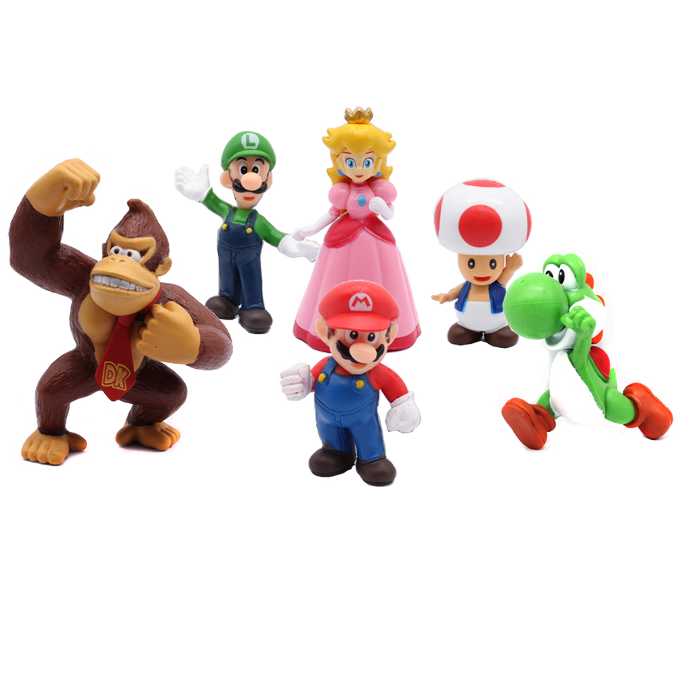 # 6pcs/set Super Mario Bros PV - Kids Toys Idea reseña y precio